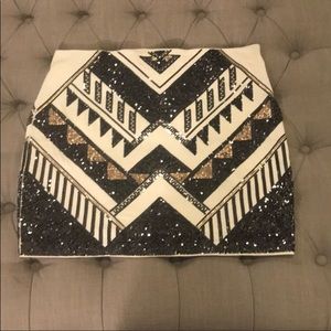 Express Sequin Skirt
